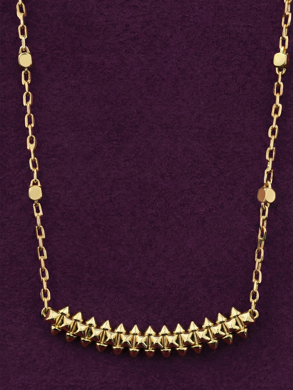 Колье из лимонного золота