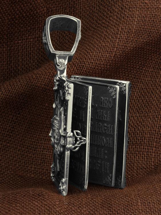 Образок из белого золота