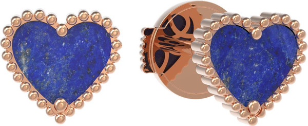 Серьги из золота c лазуритом