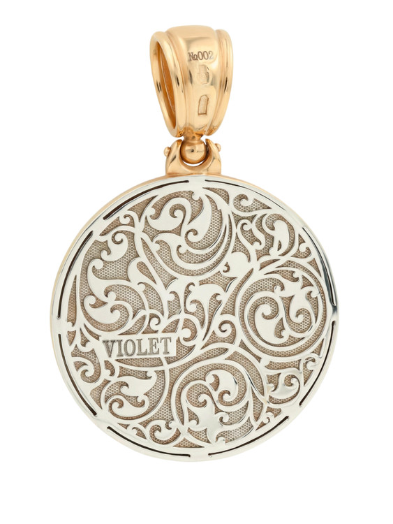 Подвеска из золота c эмалью