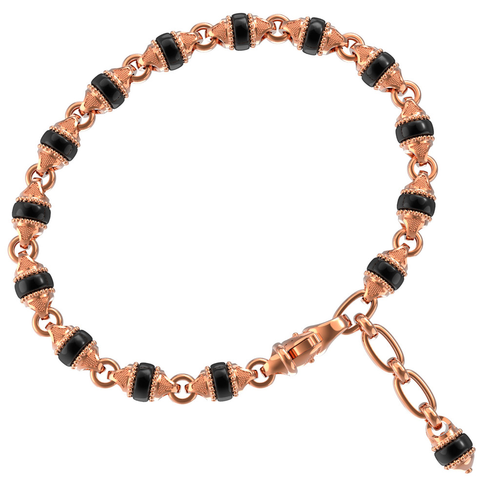 Браслет из золота c ониксом