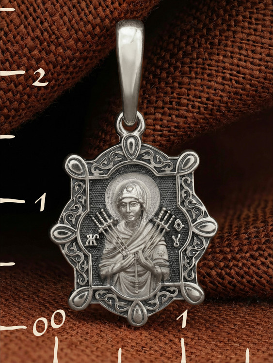 Образок из белого золота