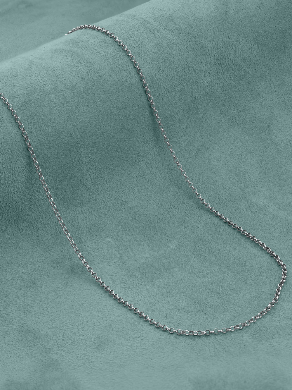 Цепь из белого золота