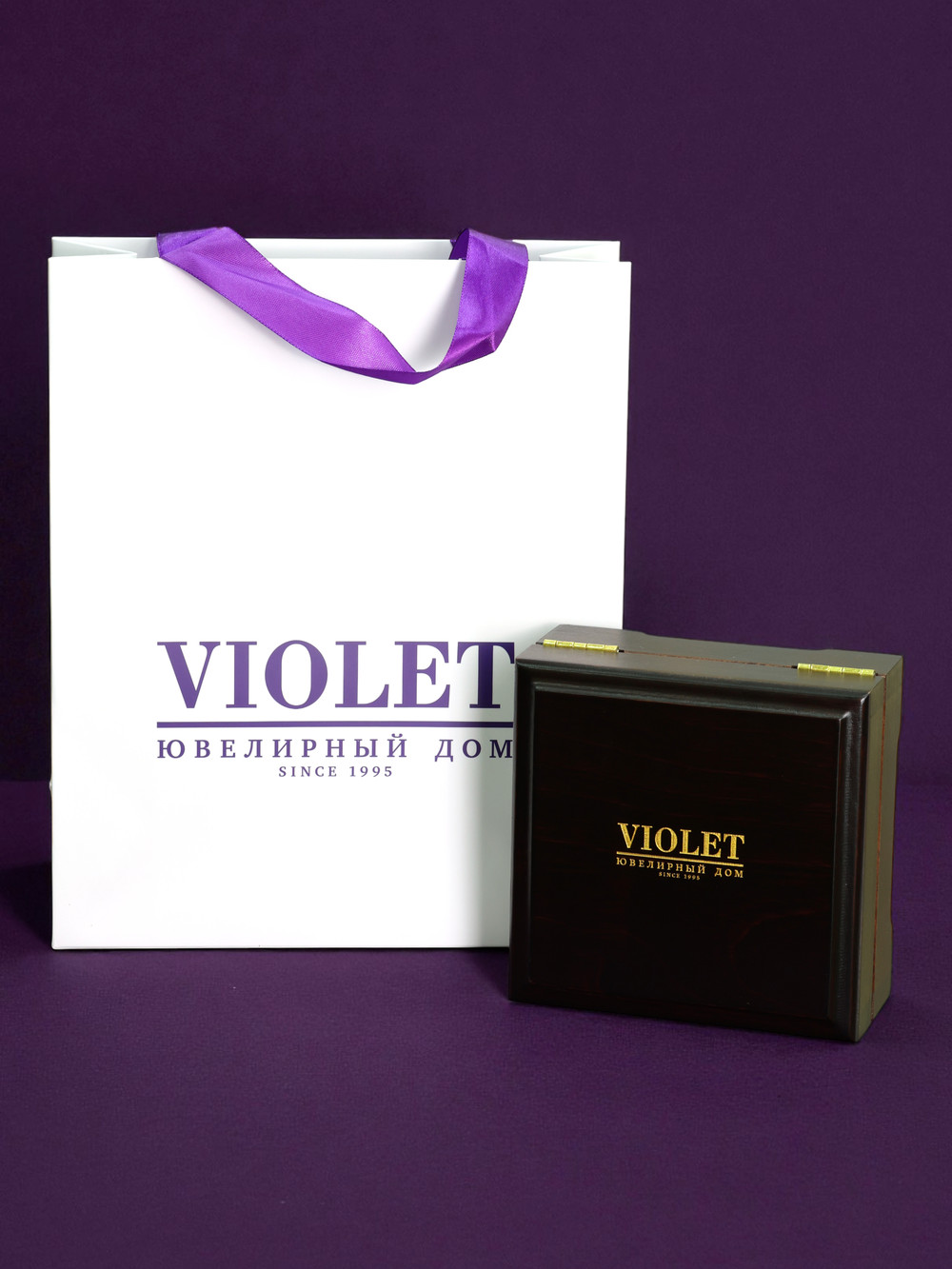 Цепь из белого золота