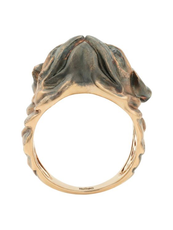 Кольцо из золота c эмалью