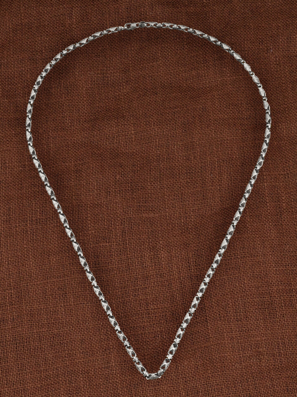 Цепь из белого золота