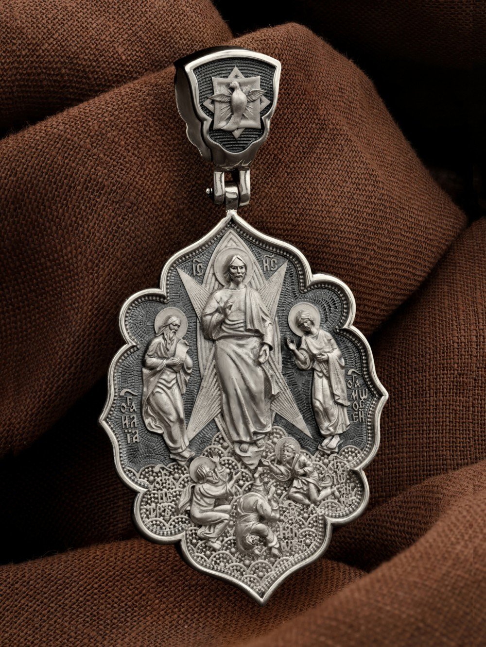 Образок из белого золота