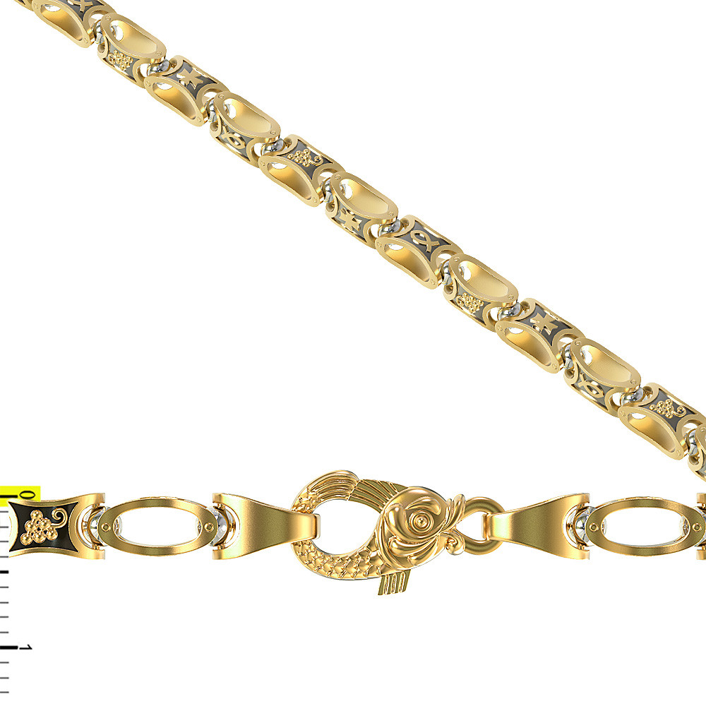 Браслет из лимонного золота