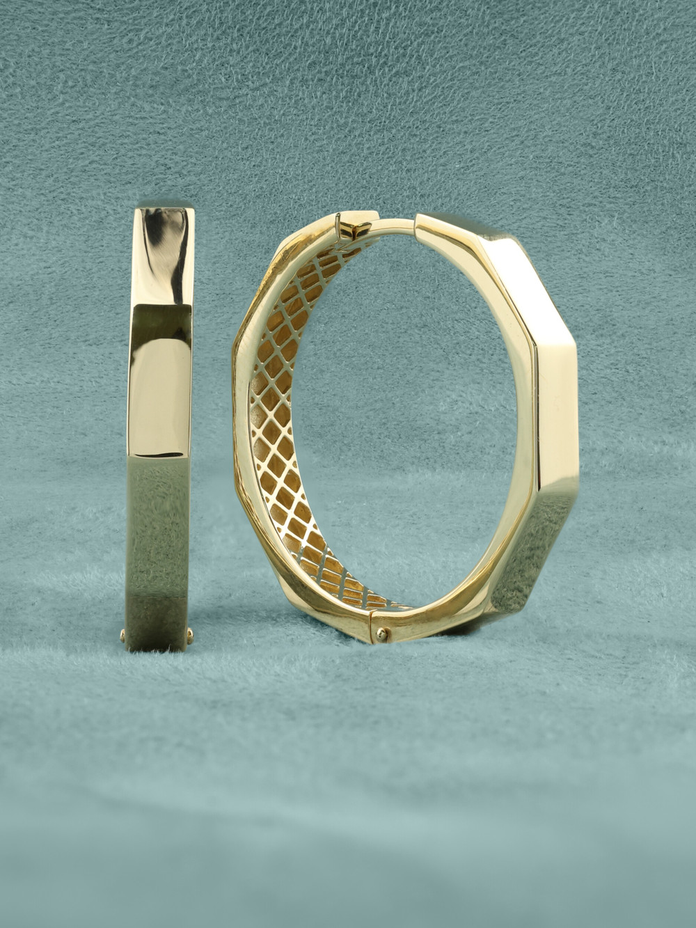 Серьги из лимонного золота