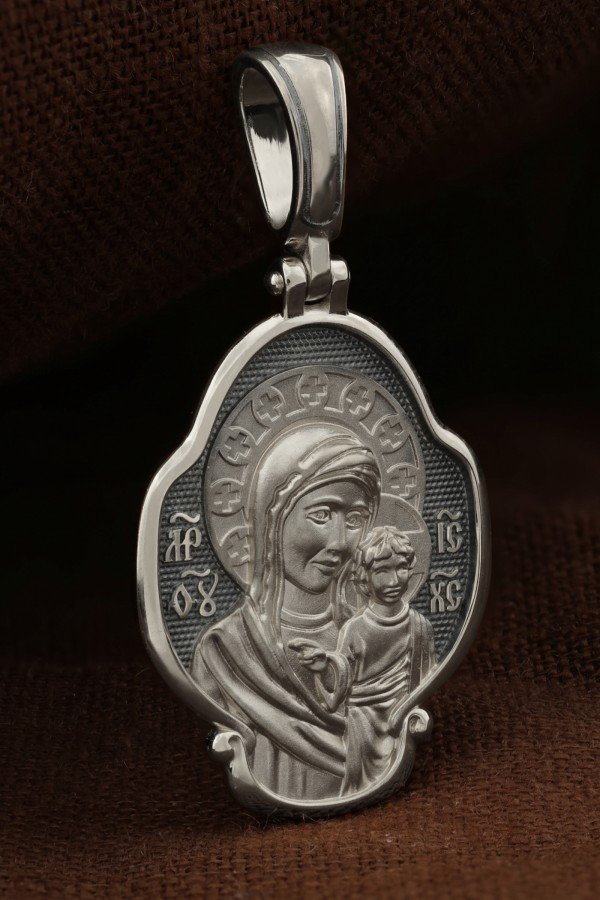 Образок из белого золота