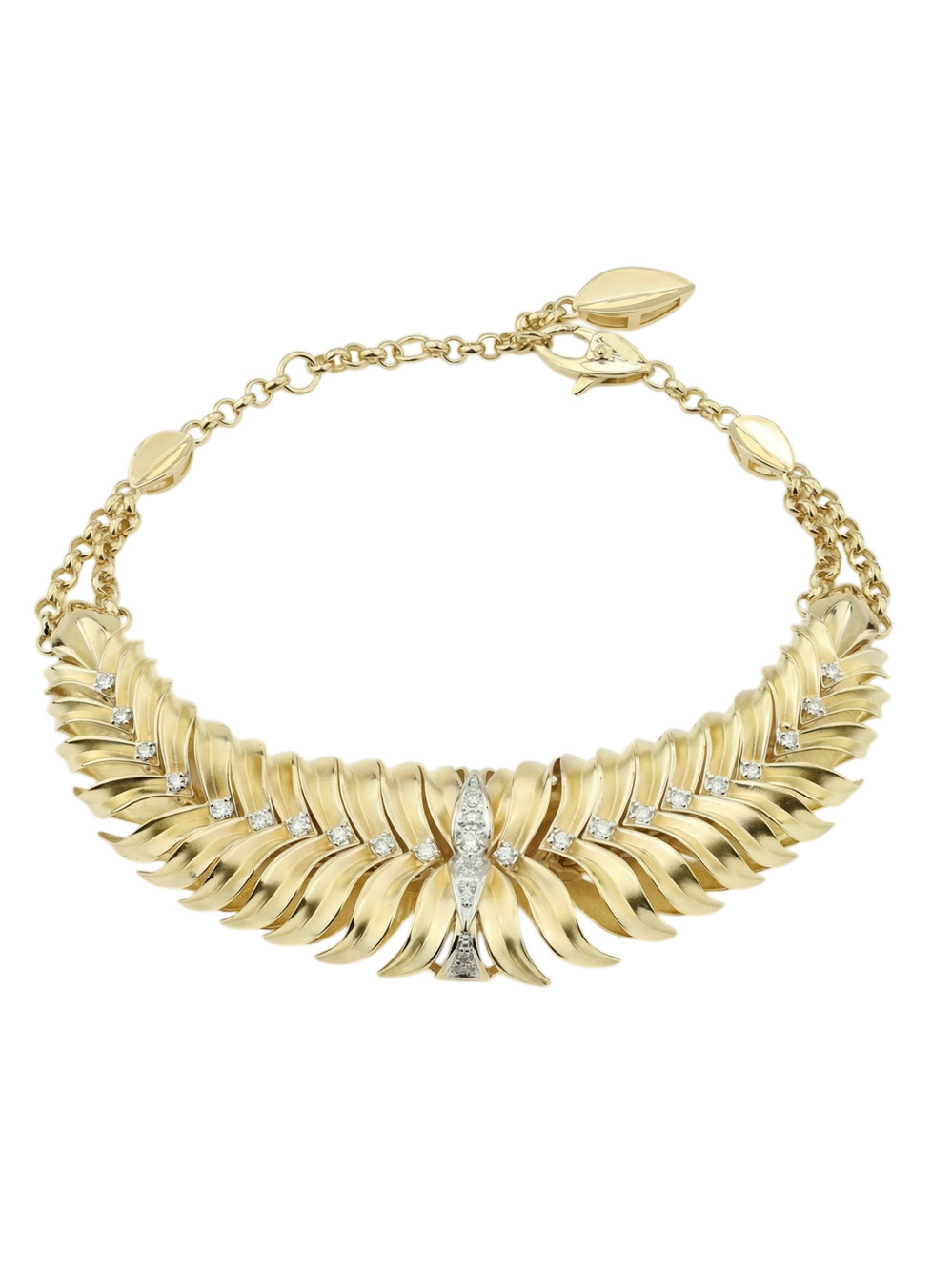 Браслет из лимонного золота c бриллиантами