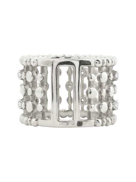 Кольцо из белого золота c бриллиантами