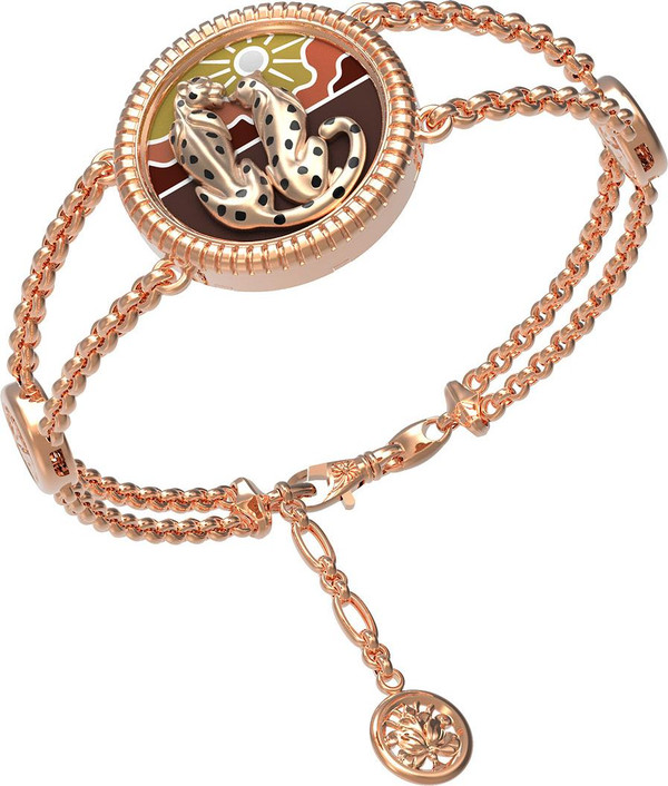 Браслет из золота c эмаль