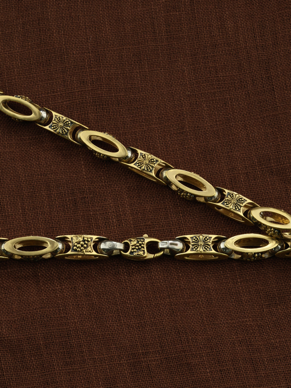 Цепь из лимонного золота