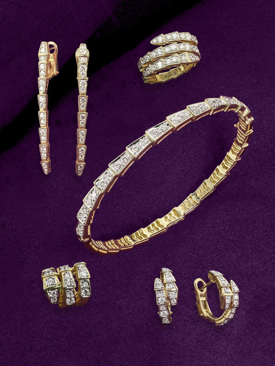 Кольцо из лимонного золота c бриллиантами