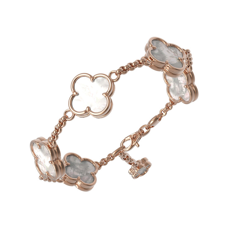 Браслет из золота c перламутром