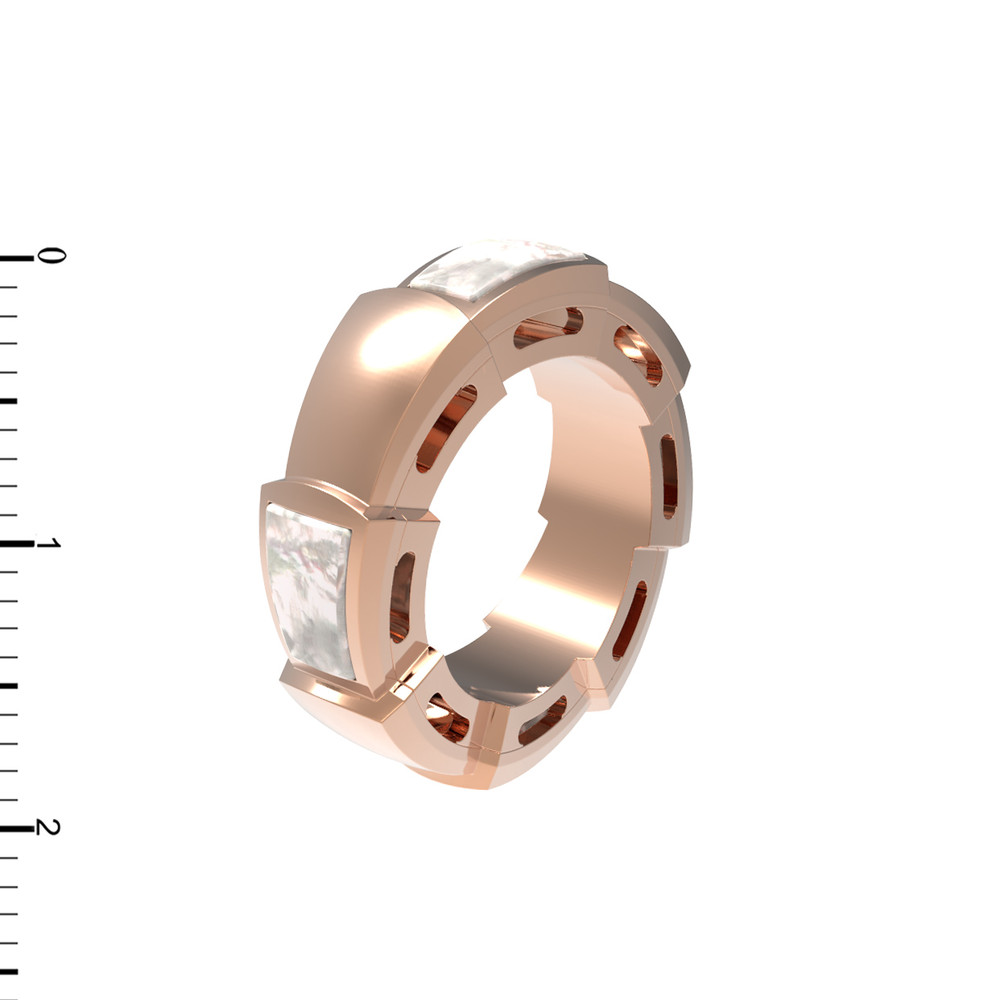 Подвеска из золота c перламутром