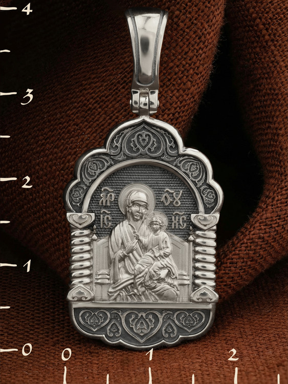 Образок из белого золота