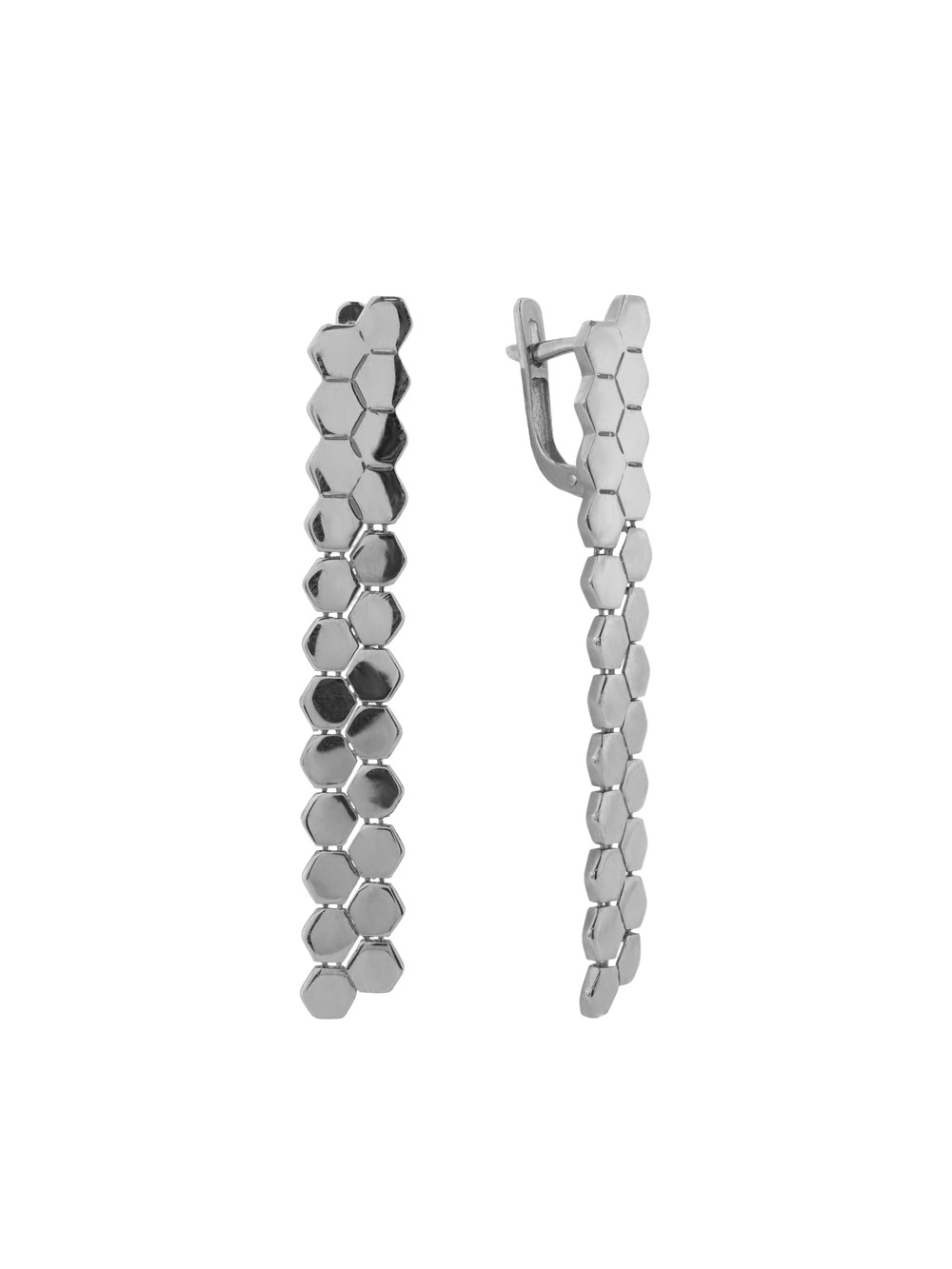 Серьги из белого золота