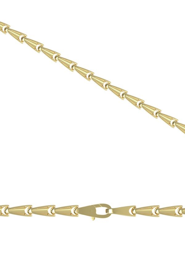 Цепь из лимонного золота