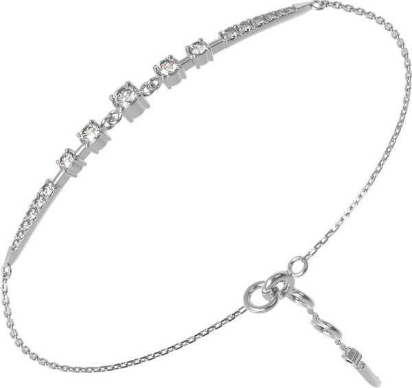 Браслет из белого золота c бриллиантами