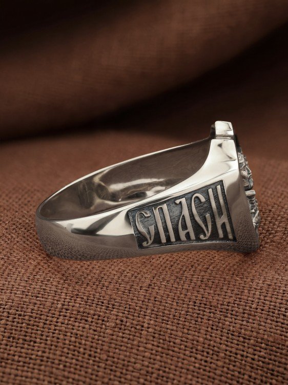 Кольцо из белого золота