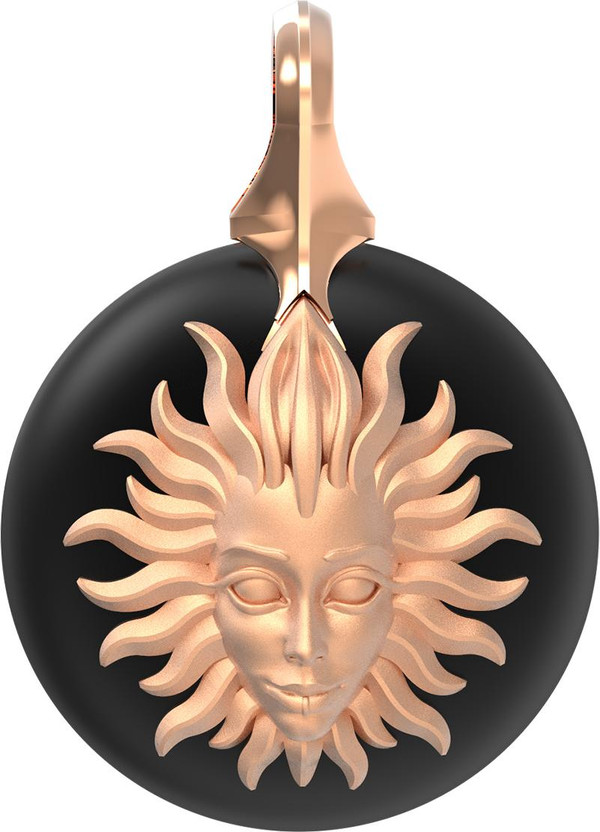 Подвеска из золота c ониксом