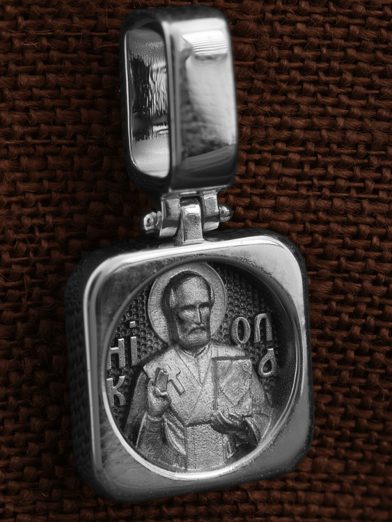 Образок из белого золота