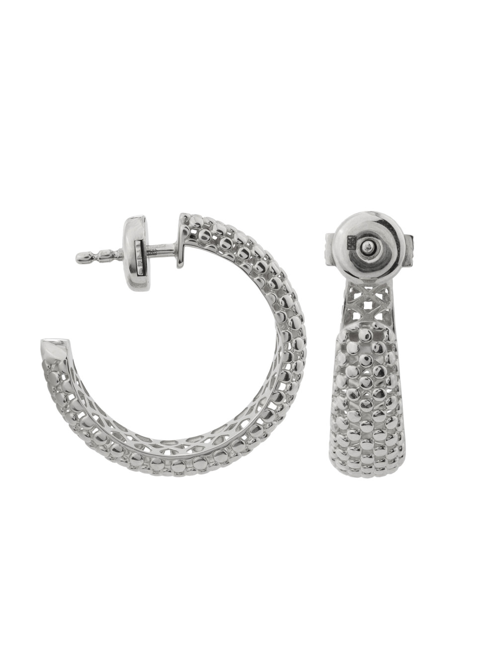 Серьги из белого золота