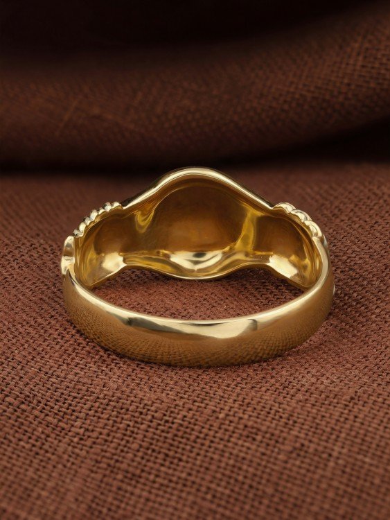 Кольцо из лимонного золота