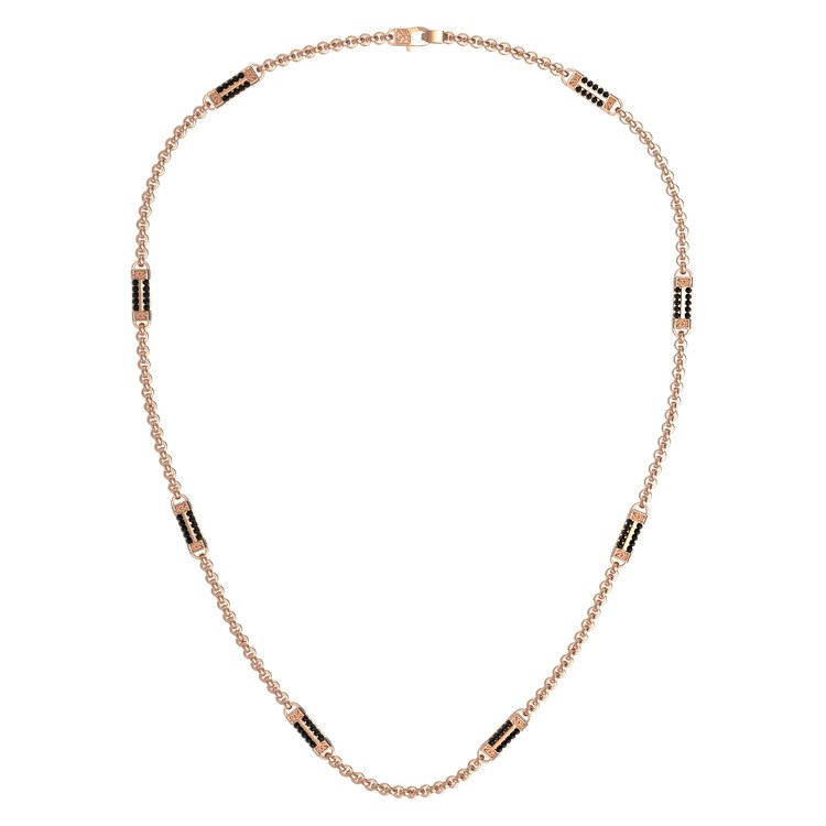 Цепь из золота c ониксом