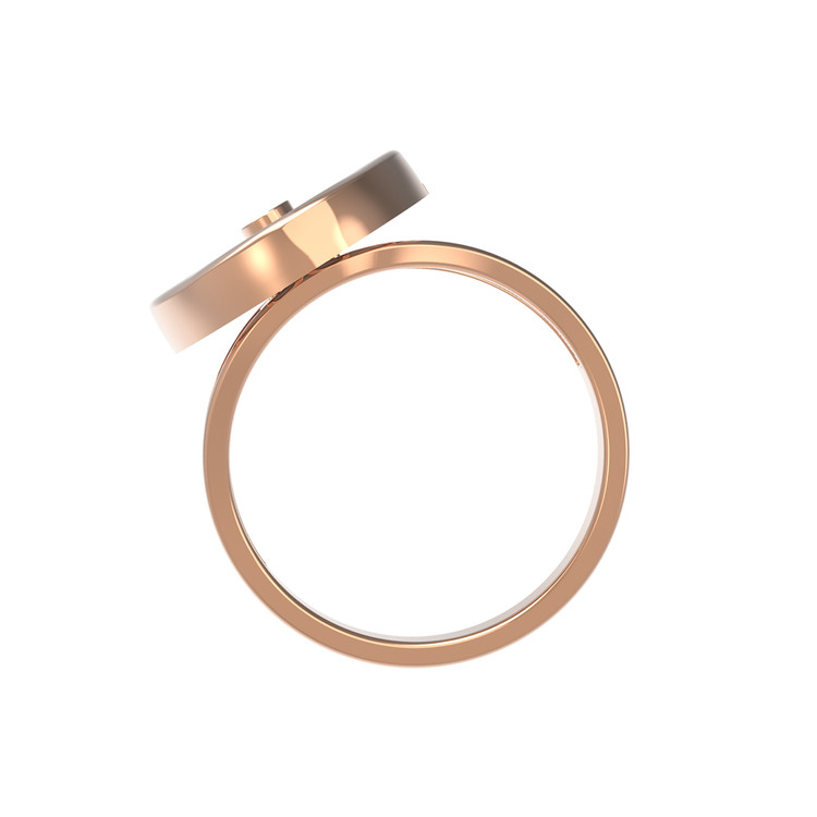 Кольцо из золота c бриллиантами и малахитом