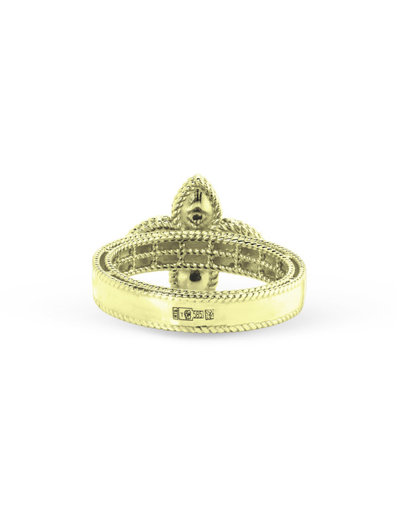 Кольцо из лимонного золота