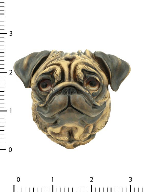 Подвеска из лимонного золота c эмалью