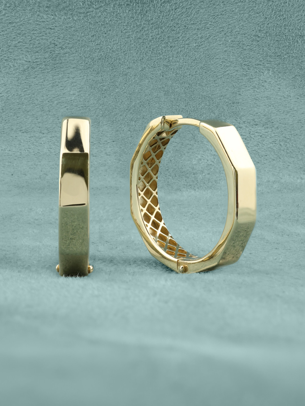 Серьги из лимонного золота