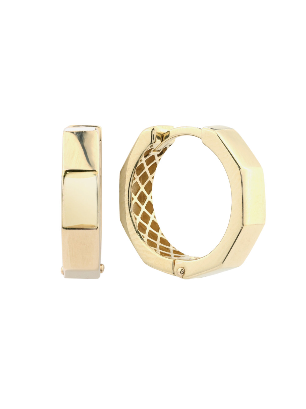 Серьги из лимонного золота