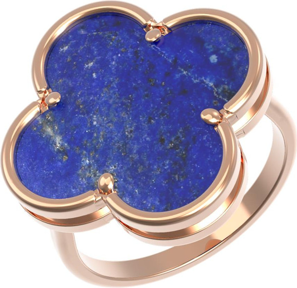 Кольцо из золота c лазуритом