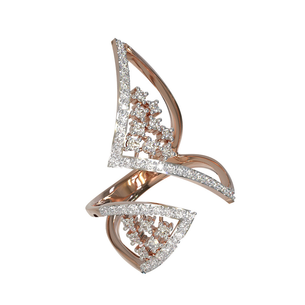 Кольцо из золота c бриллиантами