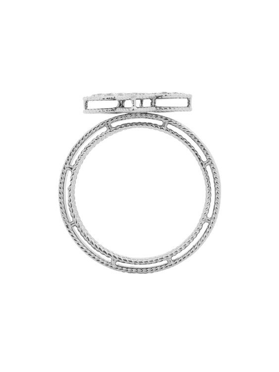 Кольцо из белого золота c бриллиантами