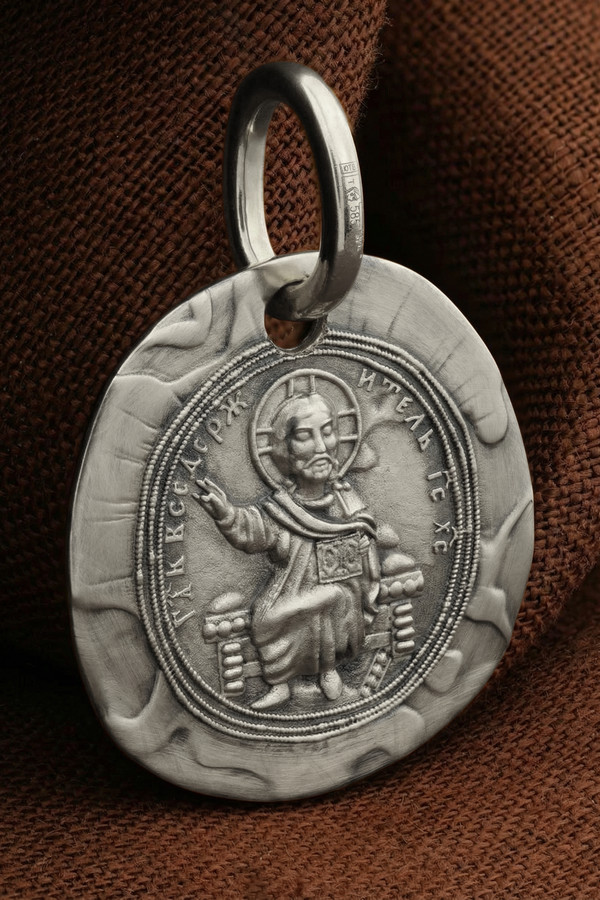 Образок из белого золота