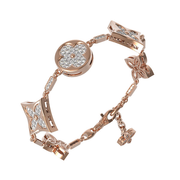 Браслет из золота c бриллиантами