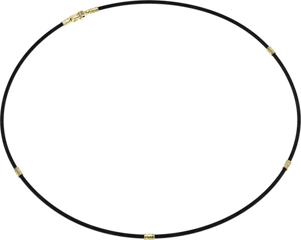 Шнурок шёлковый из лимонного золота c шёлковым шнурком