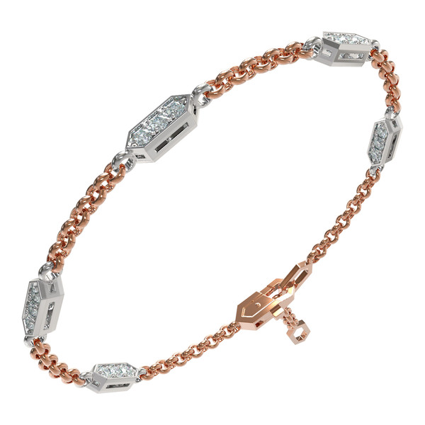 Браслет из золота c бриллиантами