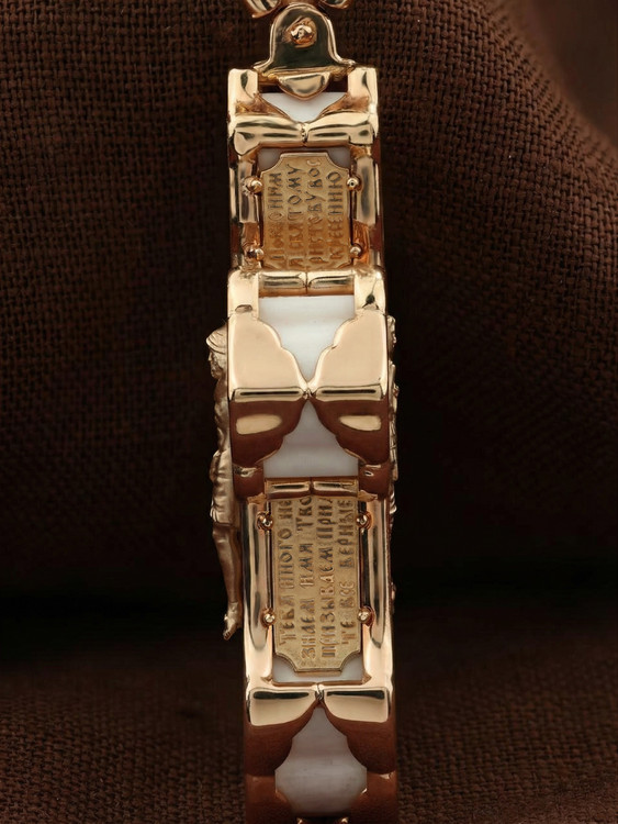 Крест из золота c бивнем мамонта