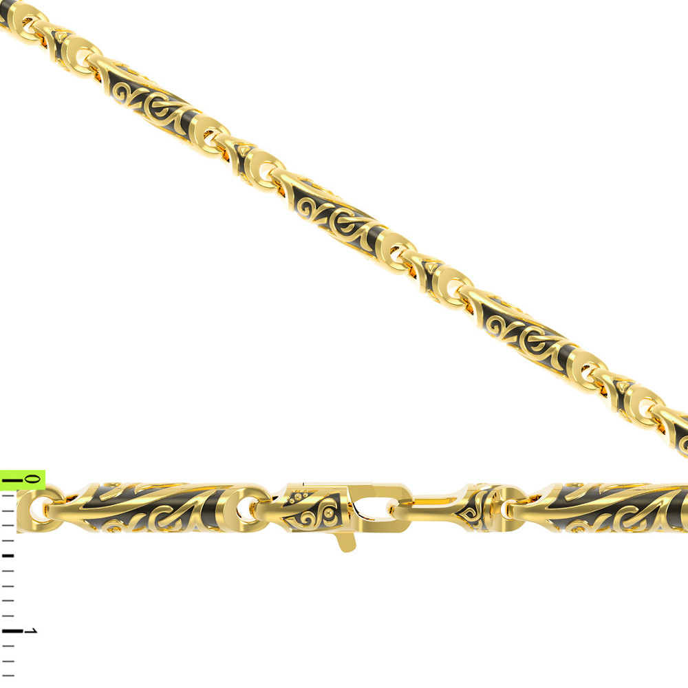 Браслет из лимонного золота