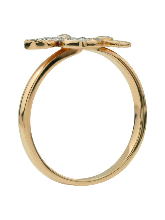 Кольцо из золота c бриллиантами