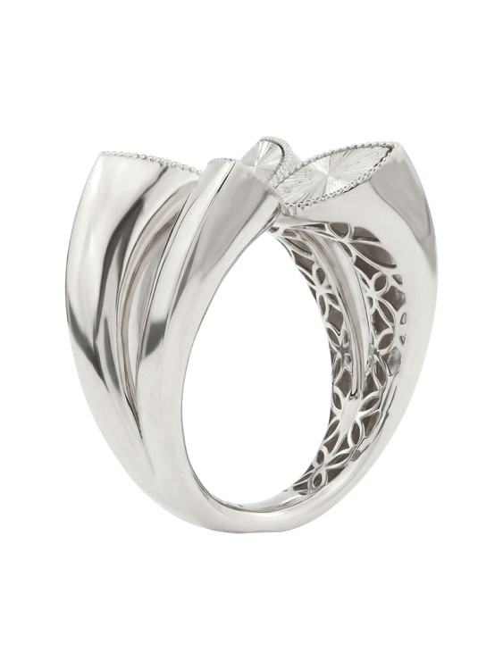 Кольцо из белого золота