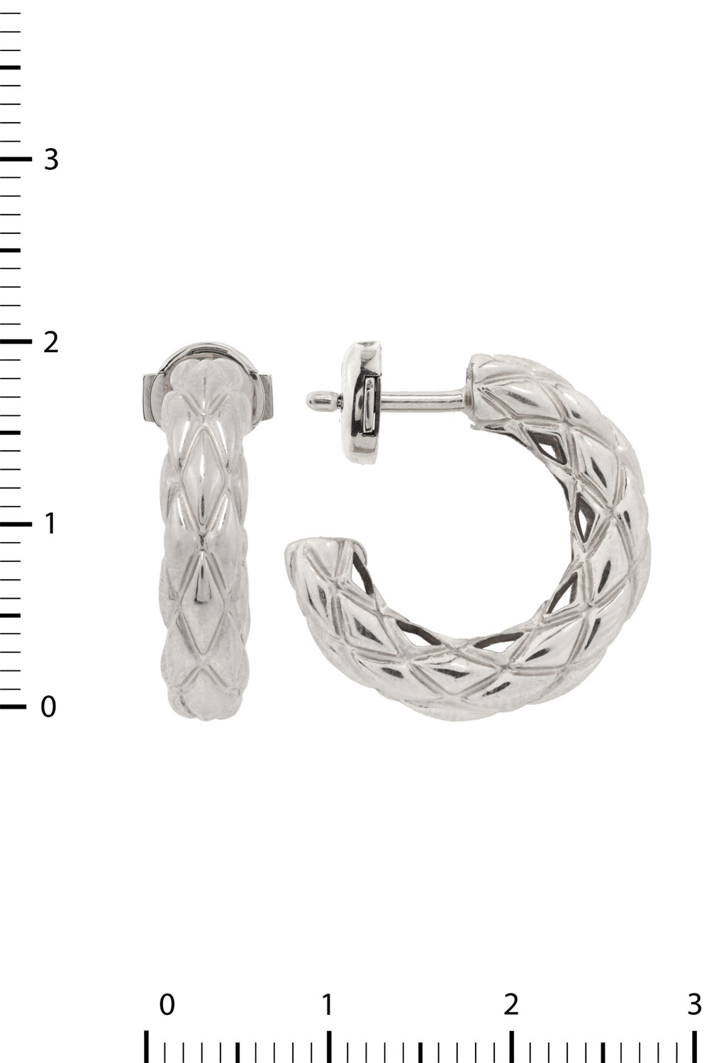 Серьги из белого золота