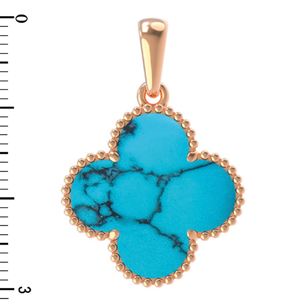 Подвеска из золота c бирюзой