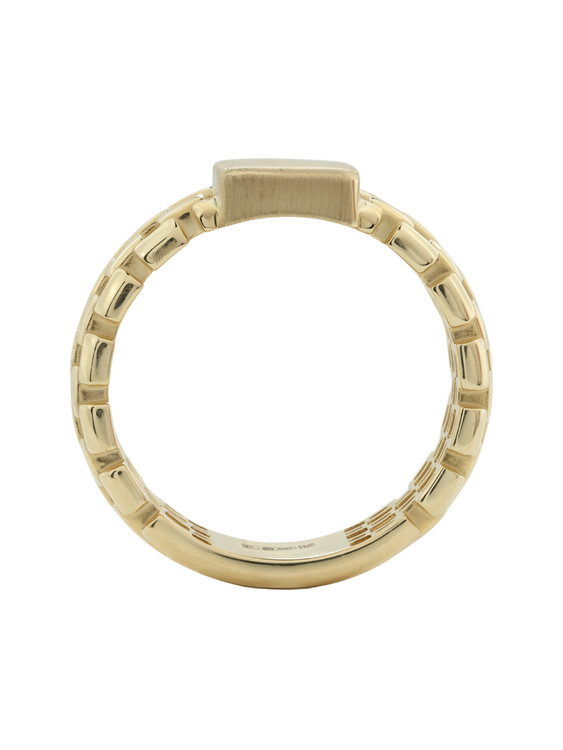 Кольцо из лимонного золота